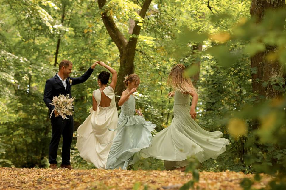 La séance photo en famille