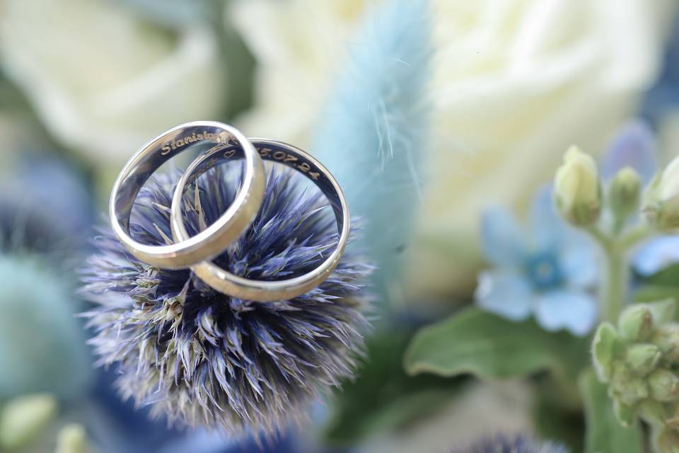 Blue wedding