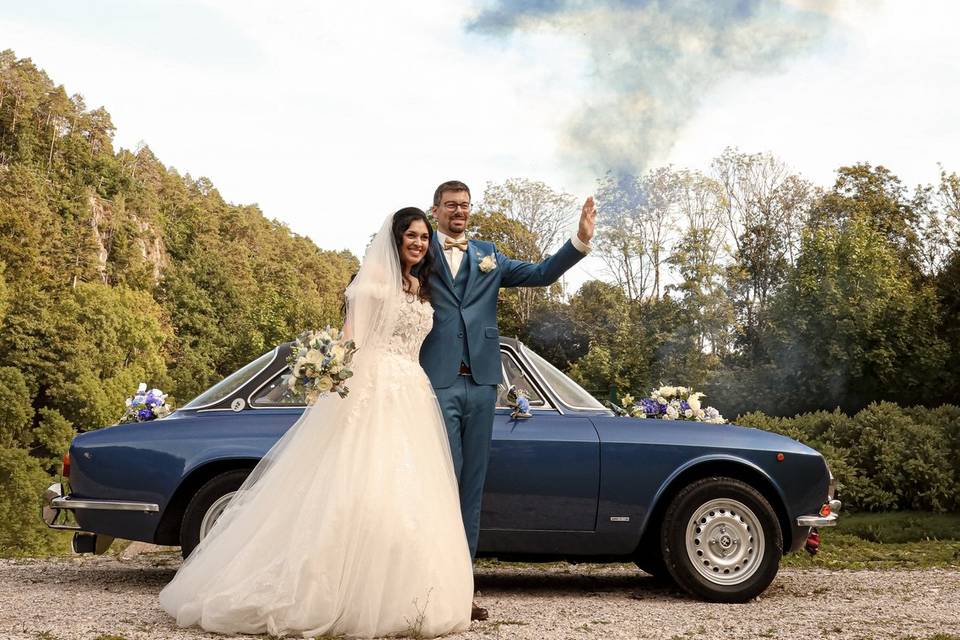 Blue wedding