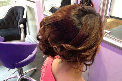 Chignon côté