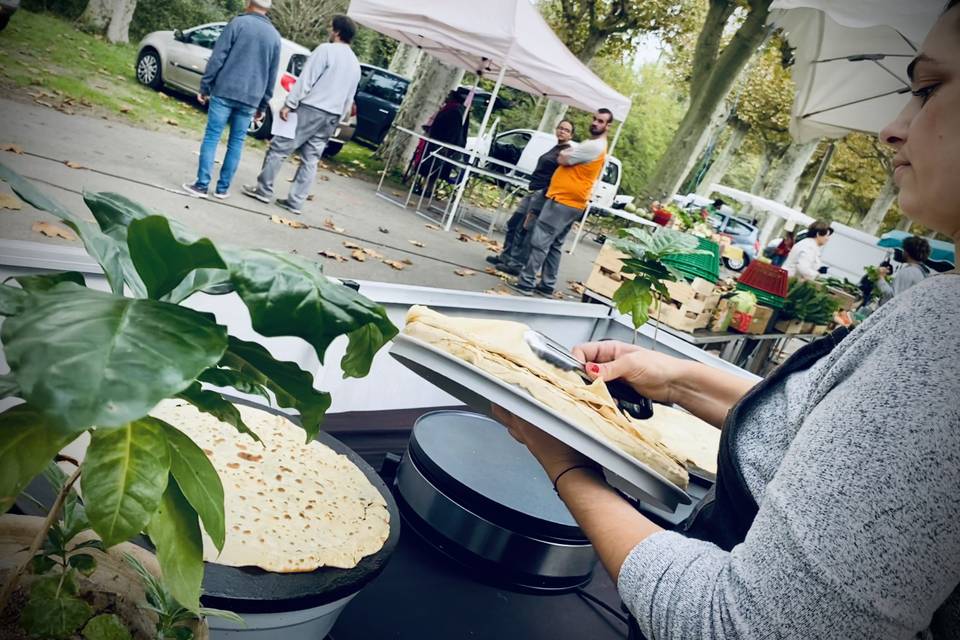 Stand crêpes