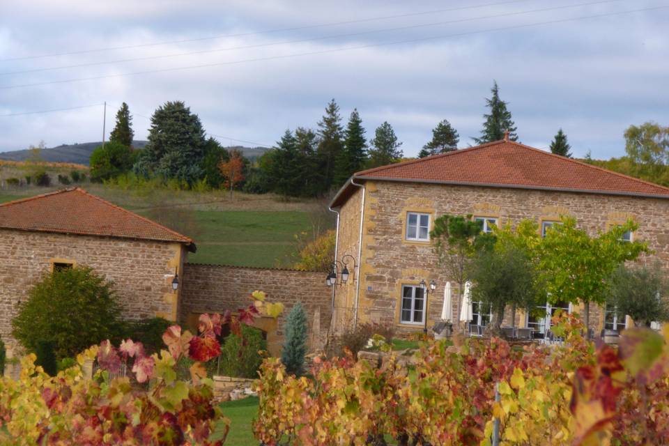 La bastide à l'automne