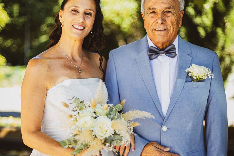 Fille père mariage remlphoto