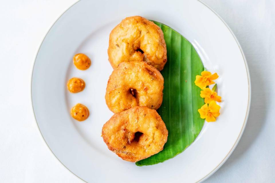 Trio de beignets de lentilles