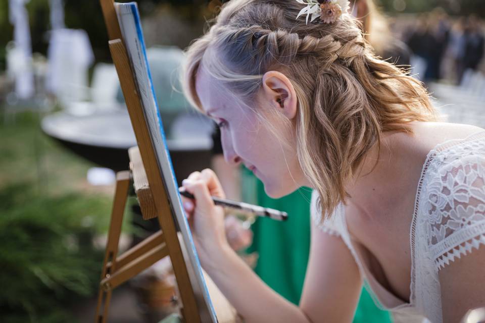 Maquillage et coiffure Mariée