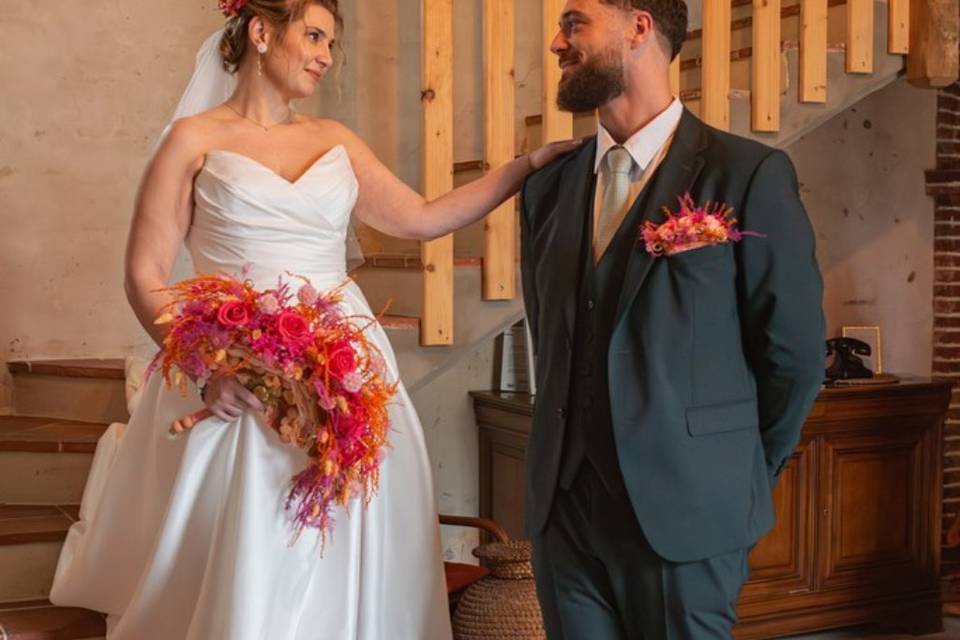 Bouquet éventail
