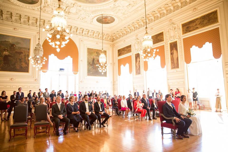 Mariage à la mairie de Tours