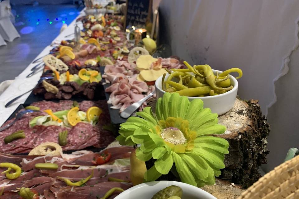 Buffet campagnard mariages