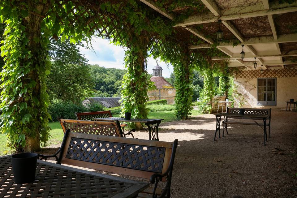 Terrasse couverte