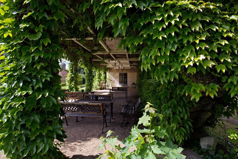 Terrasse couverte