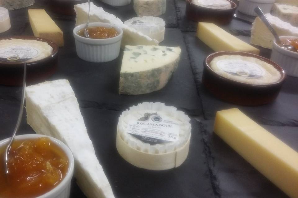 Ardoise de fromages secs