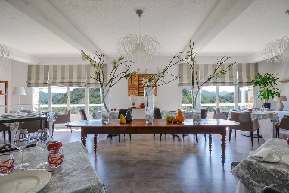 Salle de restaurant, réception