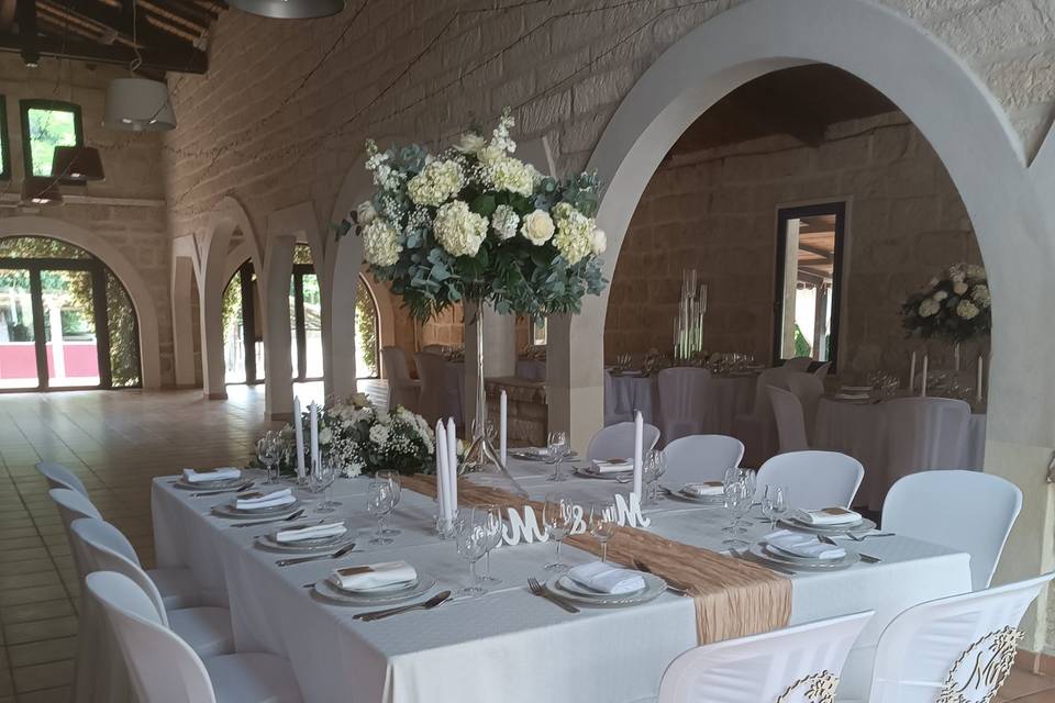 Composition florale table