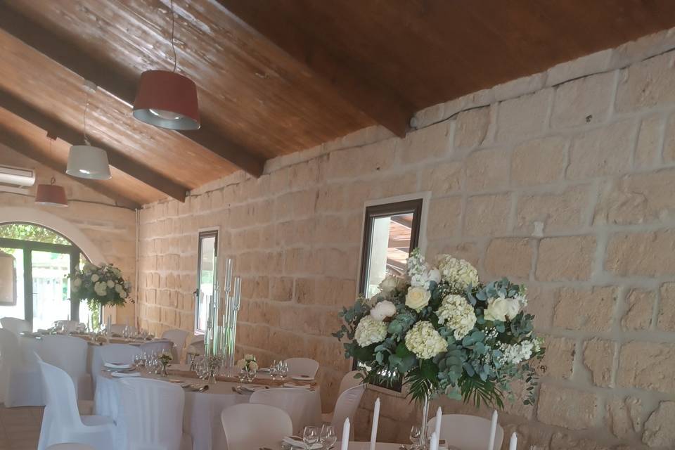 Composition florale table