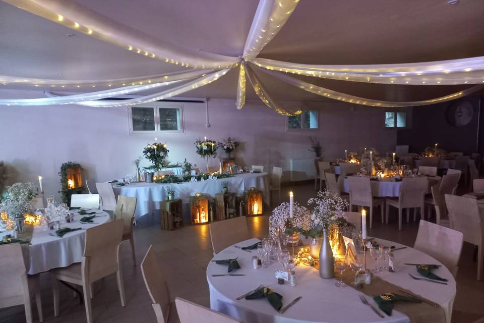 Décoration salle de réception