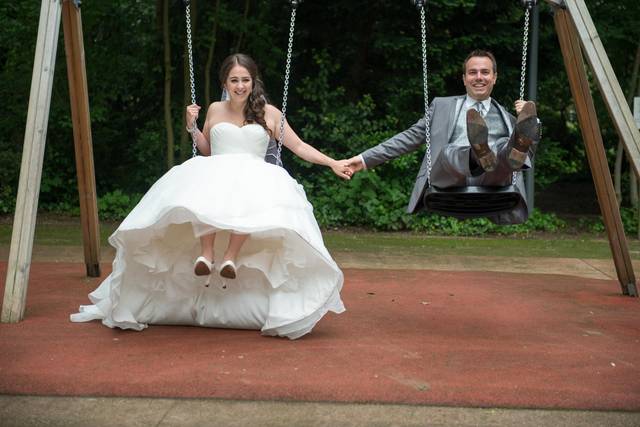 La photo couple et balançoirer