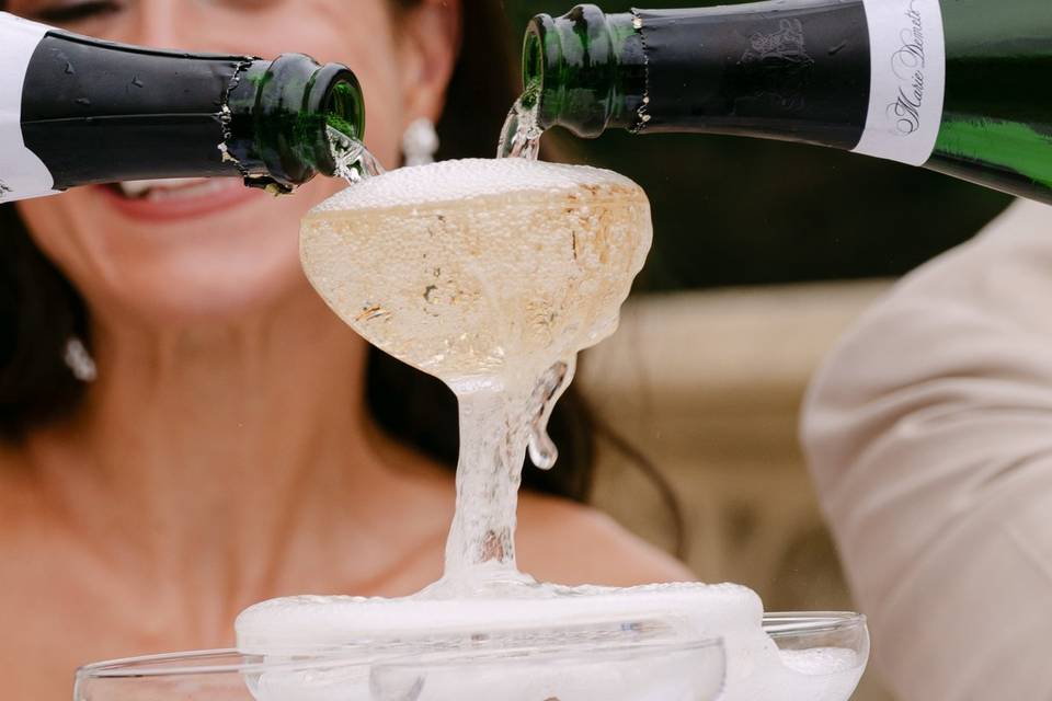 Cascade de champagne