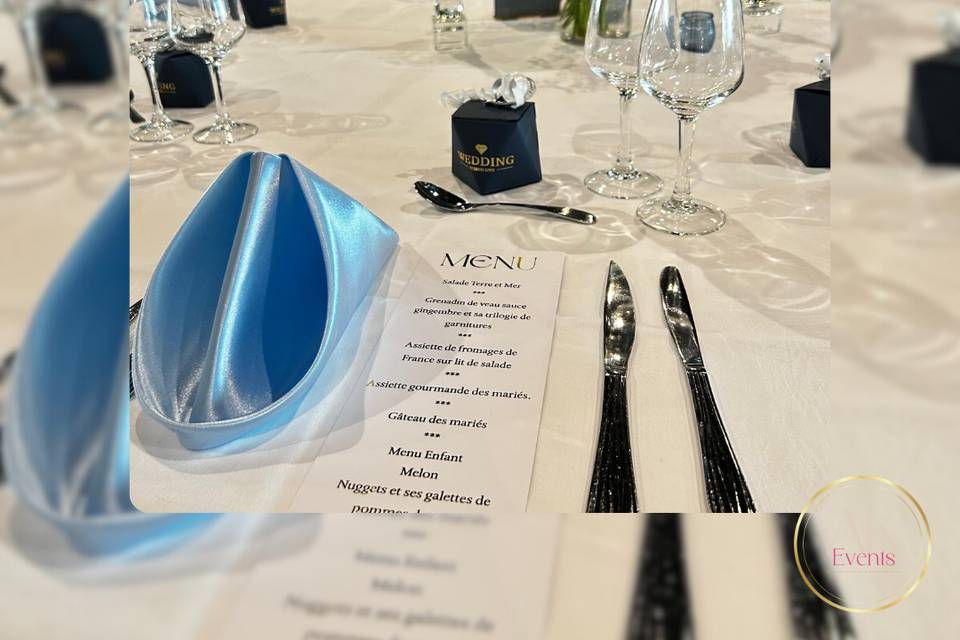 Mariage chic & bleu