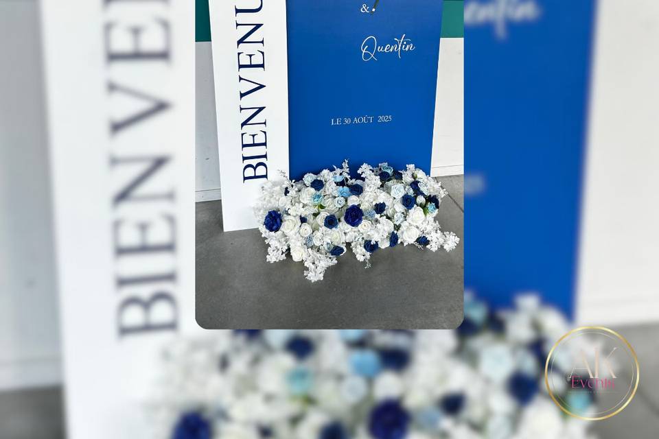 Mariage chic & bleu