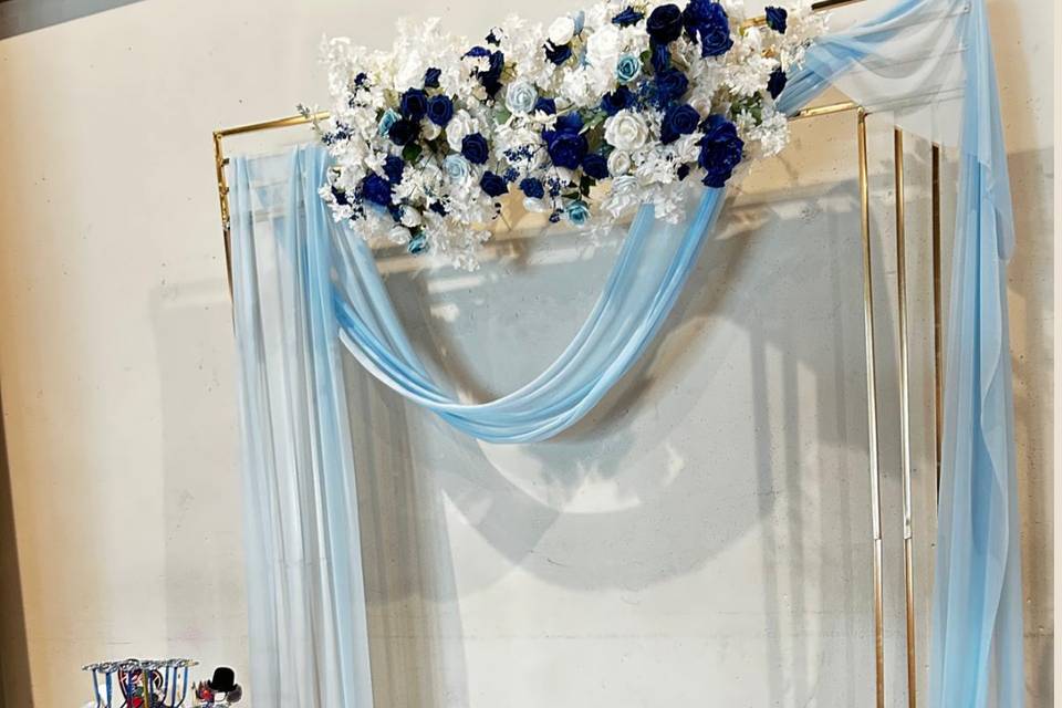 Mariage chic & bleu