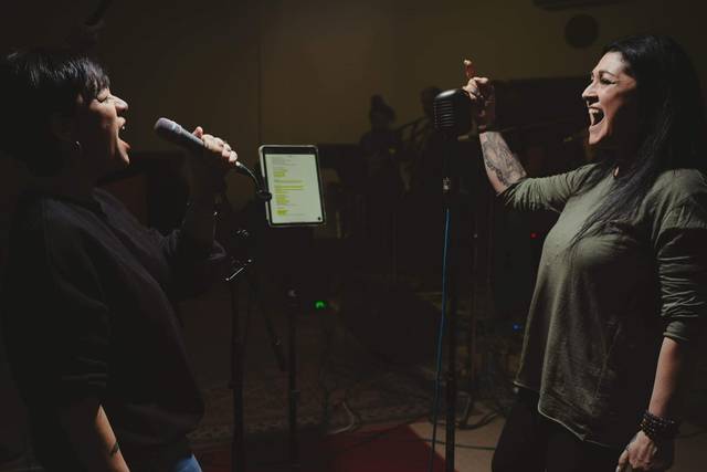 Mood le duo En studio