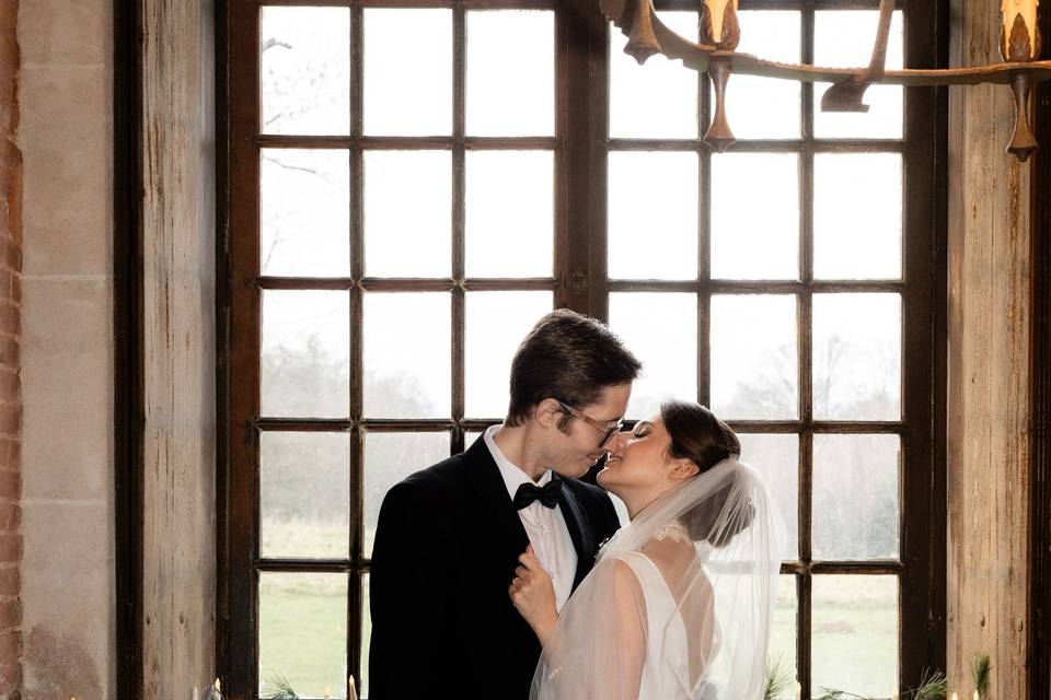 A kiss...