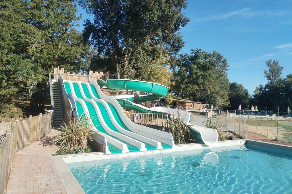 Toboggan aquatique