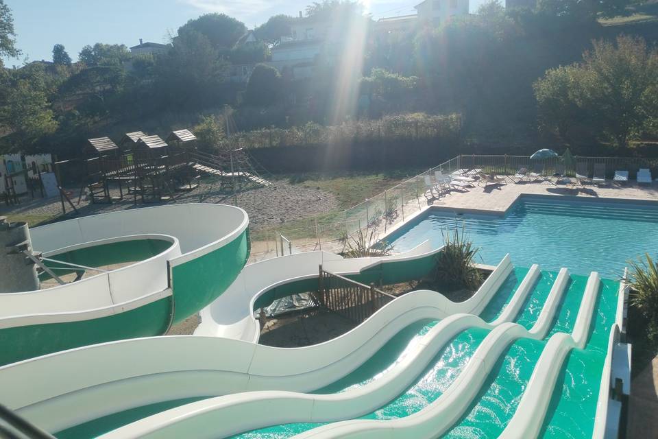 Toboggan aquatique