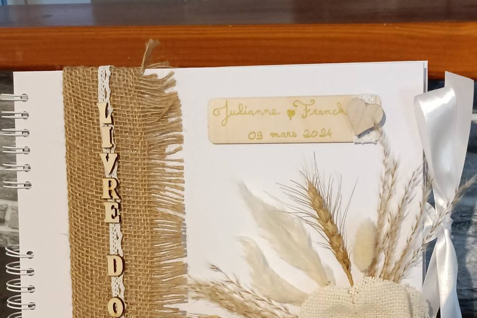 Livre d'or champêtre