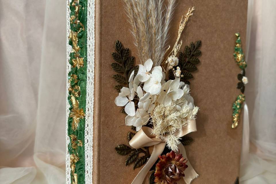 Urne livre shabby chic