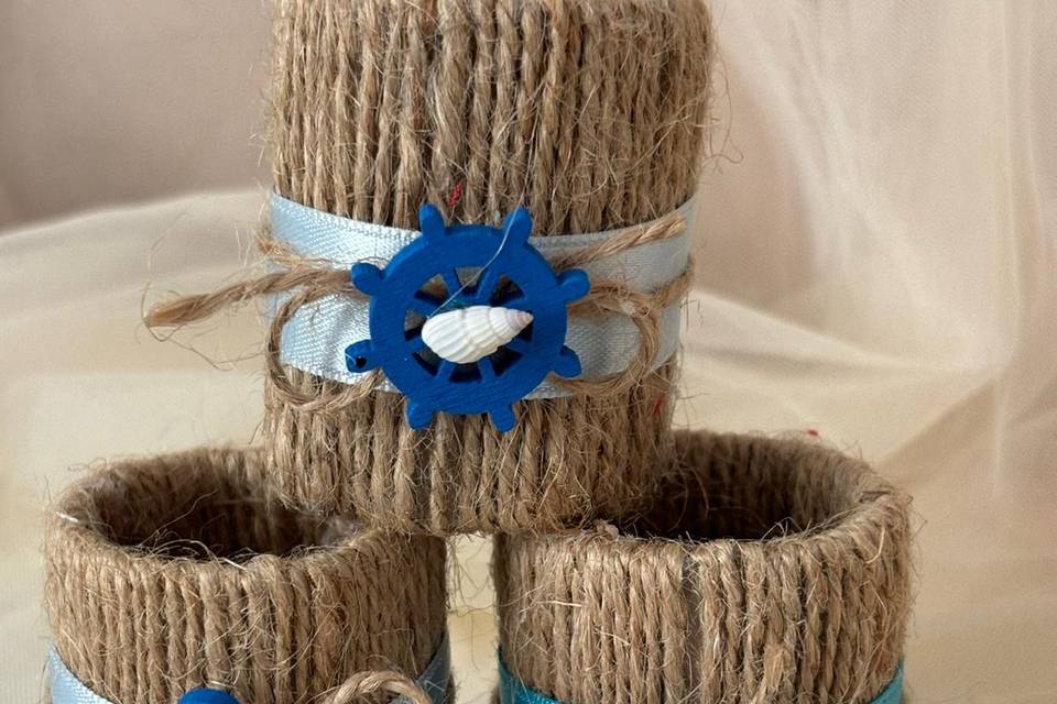 Ronds de serviette océan