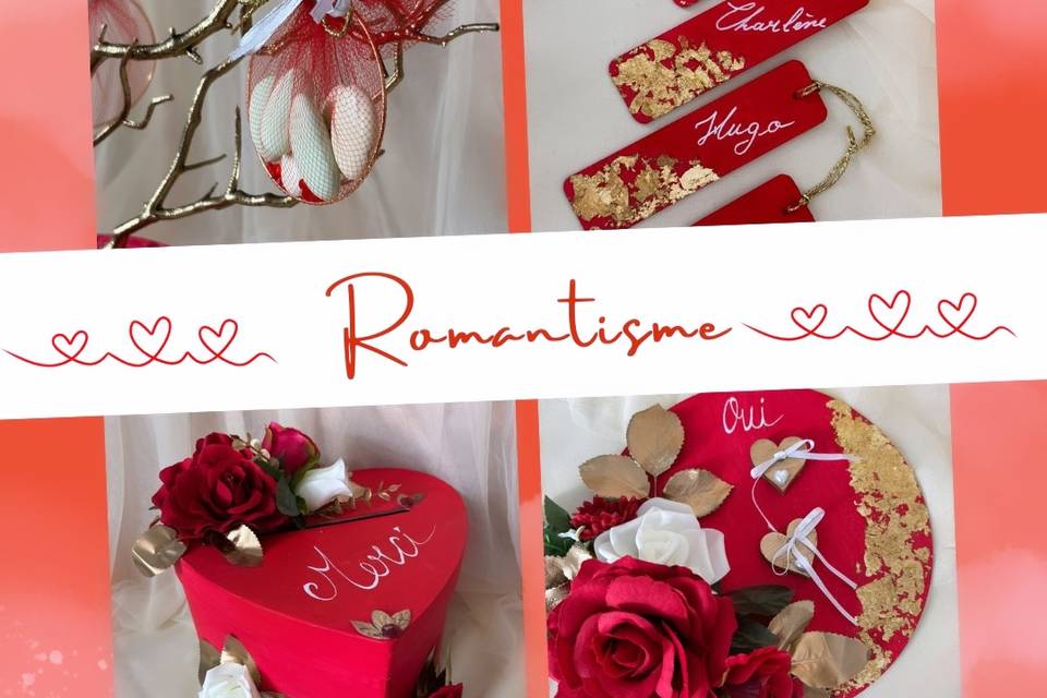 Thème rouge romantique