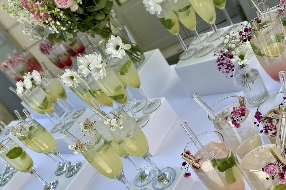 Cocktail fleuri