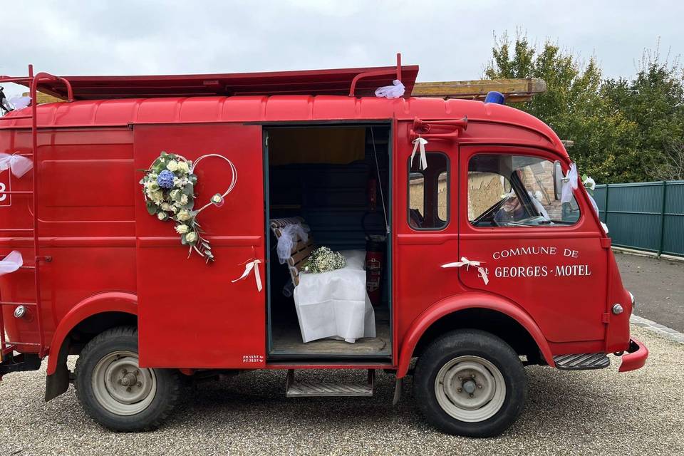 Mariage thème pompier