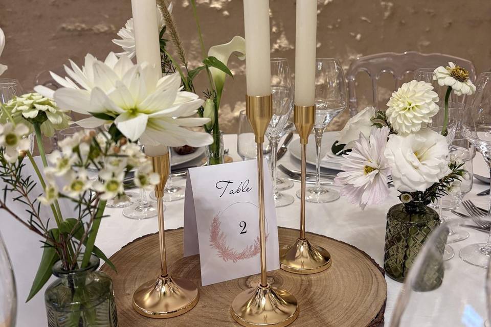 Mariage chic romantique