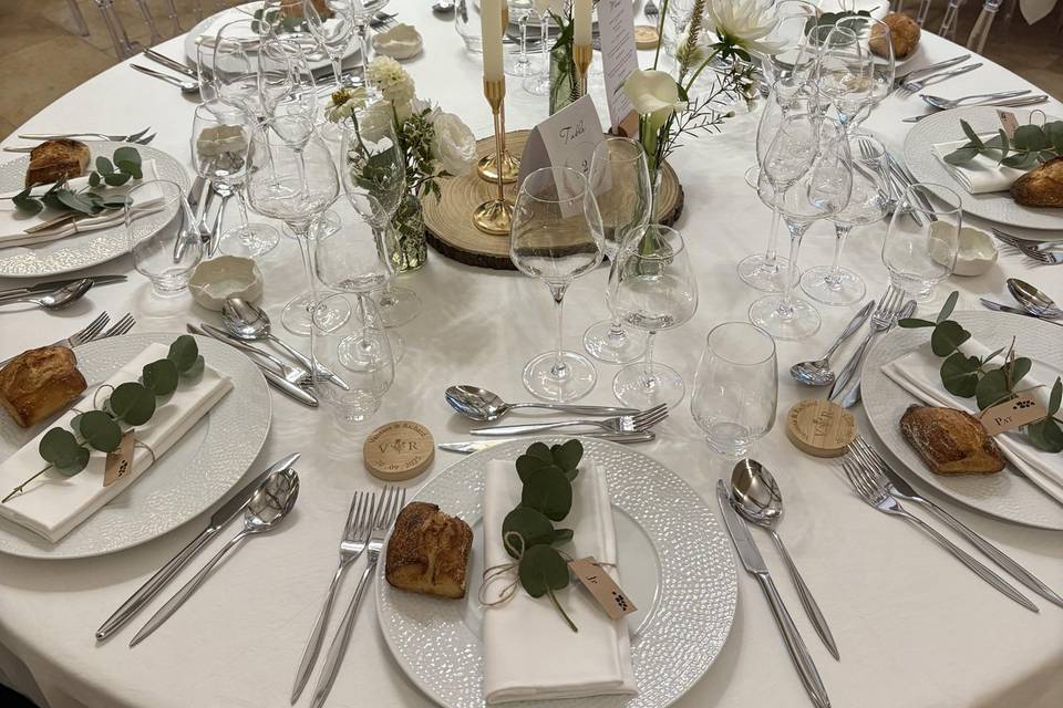 Mariage chic romantique