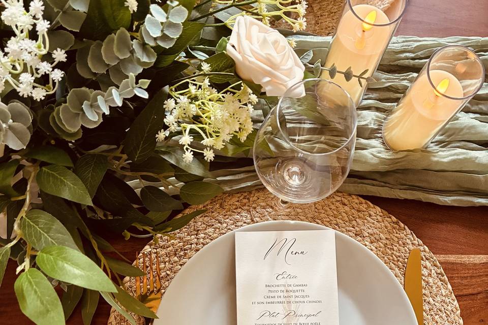 Une table élégante