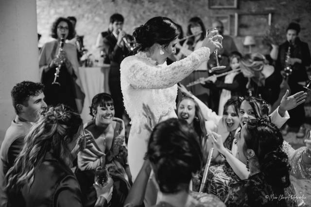 Vin d’honneur sous le séchoir