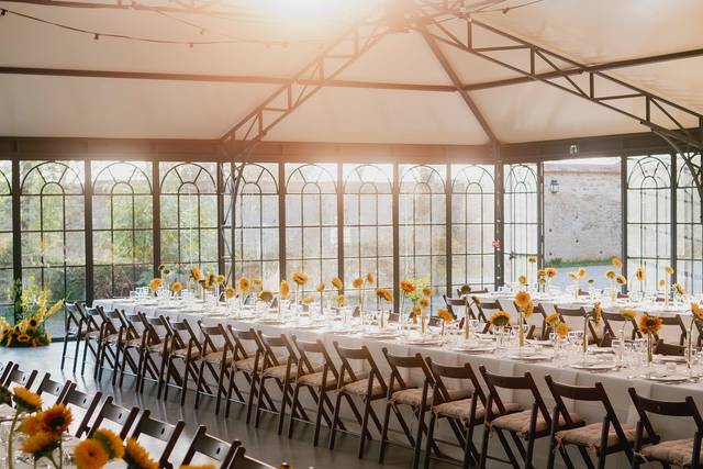 Fleurs table mariage