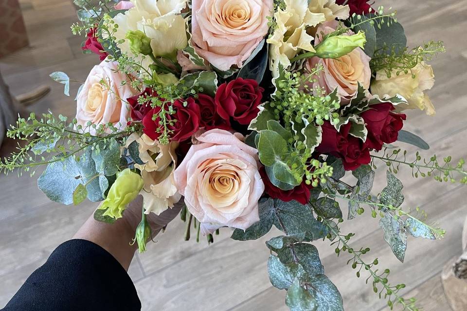 Bouquet rond mariée