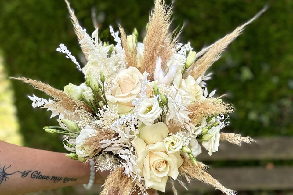 Bouquet frais et séché