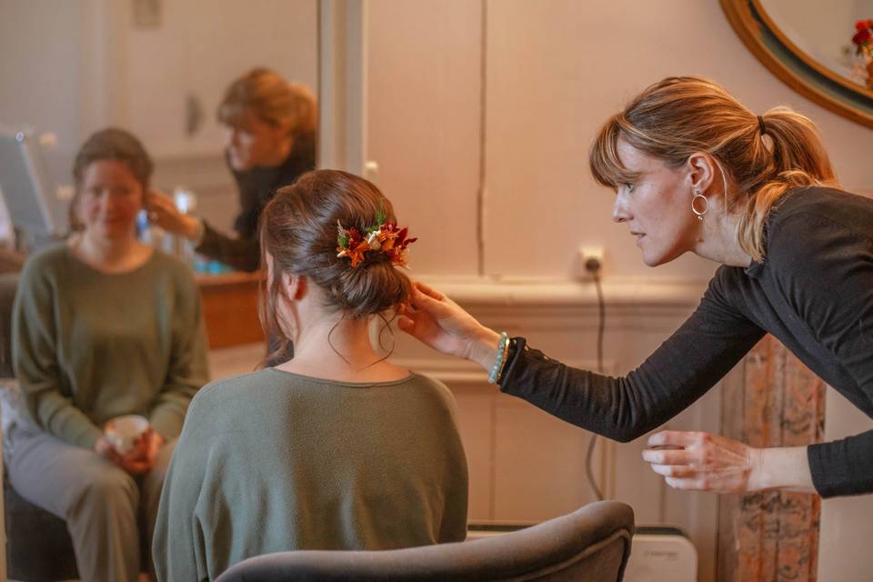 Photo backstage Adèle Roisne