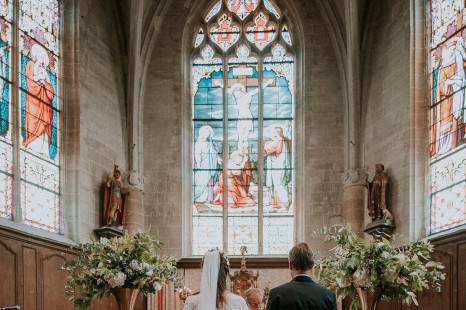 Décor d'église en sologne