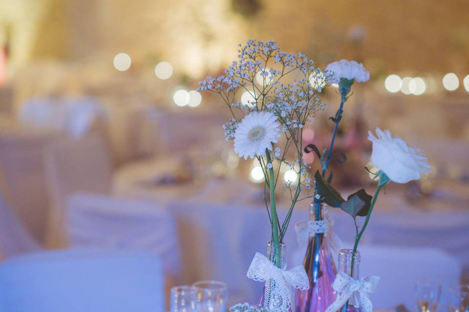 Fleurs sur tables