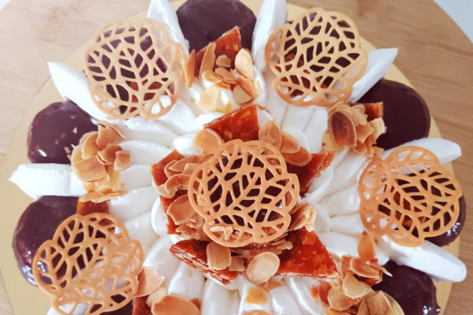 Tarte profiteroles