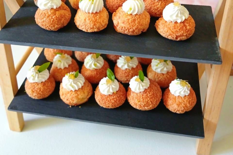 Minis choux citron