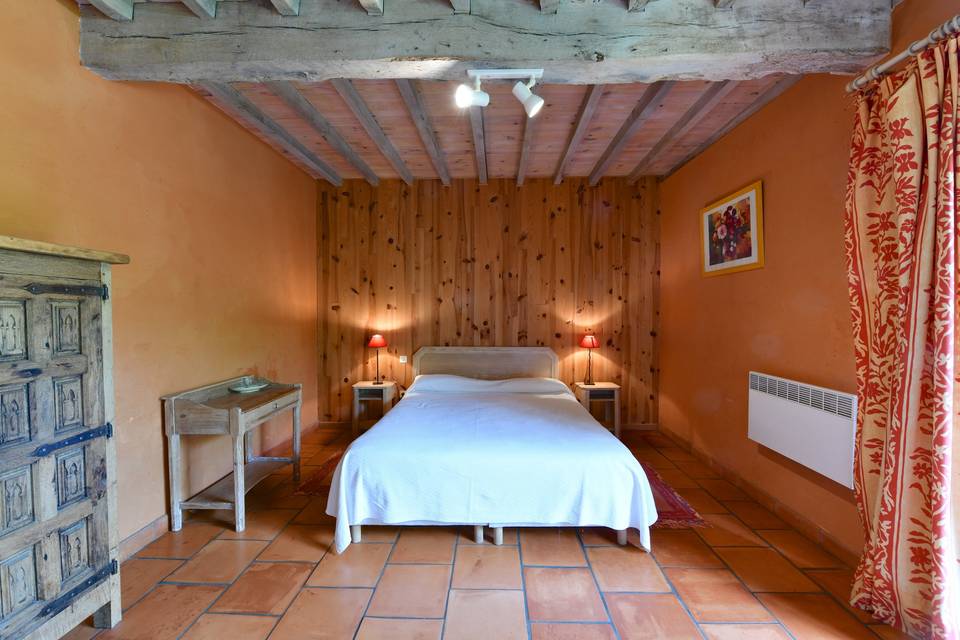 Une chambre des gîtes