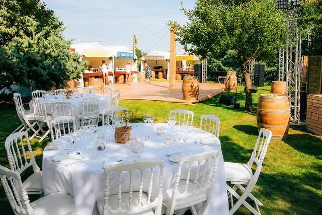 Mariage dans le parc