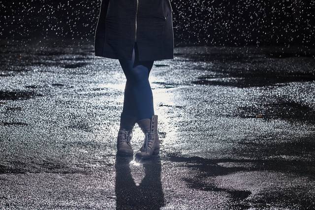 Sous la pluie