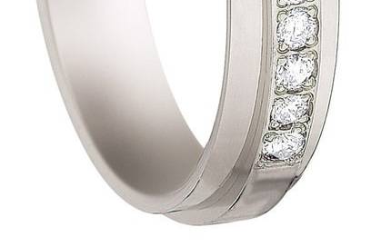 Or blanc diamants